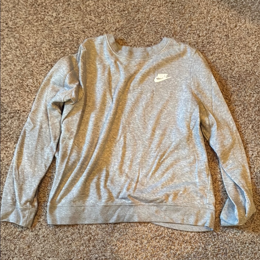 Nike Heather Gray Crewneck Sweatshirt